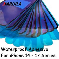 10Pcs Rear Back Battery Cover Adhesive for iPhone 16 15 17 Pro Max 17 Pro Waterproof Sticker Seal Door Housing Glue Tape