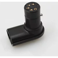 Audiocrast 5pin DIN female 90 Degree Right Angled SME Connect socket Vinyl LP Phono 5 pin For SME Audio Tonearm cable