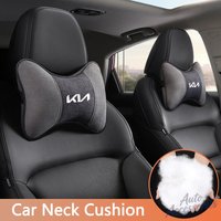 Corduroy Car Seat Headrest Neck Pillow Interior Accessories For KIA Sportage Ceed Sorento Cerato Optima Picanto Rio Soul Stonic