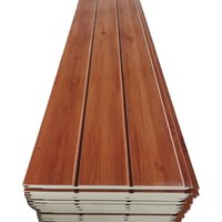 Cosult before placing an order Eterior Wall Wood Acoustic Metal Siding Decorative Polyurethane Foam Sandwich