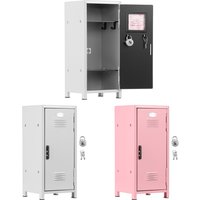 Mini Locker with Lock and Key Rustproof Metal Small Locker Practical Storage Locker for Home Desktop Organizer