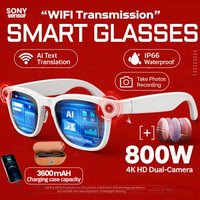 2026New AI Smart Glasses Minimalist Premium Bluetooth Calling Real-time Translation/4K Video Ultra-light TR90 Compatible Eyewear