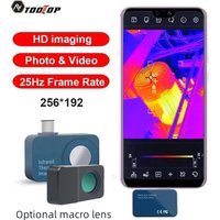 TOOLTOP T7 256*192 Wärmebildkamera für Android 25Hz Bildrate Infrarotkamera Fußbodenheizung HVAC Inspektionskamera für Fotos & Videos