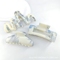 1pc/3pcs women's hair clip, large hair clip, large banana clip, strong shaping chin clip, suitable for thin and thick curly hair