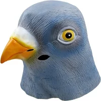 Mascaras Para Halloween Pigeon Mask Latex Bird Headgear Halloween Fancy Dress Cosplay Costume Theater Props Carvinal Accessories