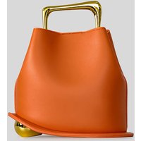 Irregular Bucket Handbag Women Metallic Gold Leather Tote with Gold Ball Base Bucket Bag for Fashionable Commute Casual Outings