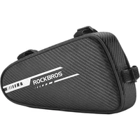 AliExpress ROCKBROS Bike Saddle Bag MTB Road Cycling Reflective Twill Top Tube Triangle Bag Bicycle Handlebar Pouch Frame Front Tube Bag