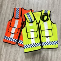 Breatheable Mesh Safety Vest Adjustable Size High-Quality Multi Pockets Security Duty Uniforms Construction Site Work Clothing