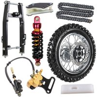 TPRO 12“ Rear Wheel 80/100-12 Tyre + Shock Swingarm Pit Dirt Bike CRF50 70 Thumpstar