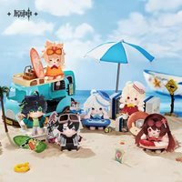 Game Genshin Impact Official Genuine Product Midsummer Party Series Wriothesley Furina Kinich Anime Cartoon Ornament Accessory