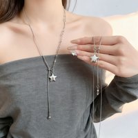 Star Five-pointed Star Sweater Chain - Elegant and Stylish Winter-Spring New Design Long Necklace for Women - Accessory