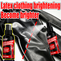Ljm Latex Clothing Brightening Spray, Quick Shine Enhancer For Latex Costumes & Outfits, Restores Gloss For Party Wear
