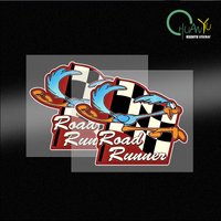 ROAD RUNNER Wile E. Coyote American cartoon car sticker, motorcycle, car, ATV, waterproof sticker