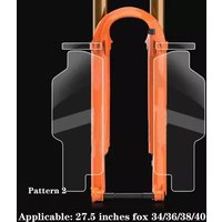 2 Sets MTB Front Fork Protective Film Bike Frame Scratch-Resistant Rhinoceros Skin Protector Paster Stickers Bicycle Accessories