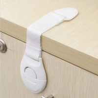 Safety Locks for Toddlers - Baby Drawer Locks Protective Buckle Cabinet Door Lock Fridge Furniture Locks - Security for Home