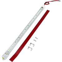 Helle einreihige LED-Fachleuchte, 24 V, Innenlichtleiste, 12 V, Fachleuchte, Kabinenbeleuchtung, Lampenstreifen, Leselampenröhre