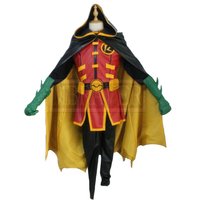 Red Robin Cosplay Superhero Damian Wayne Uniform Outfit Costume Halloween Christmas Custom Made Any Size