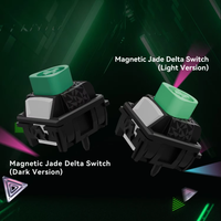 Gateron Magnetic Jade Delta switch Linear HIFI For Magnetic Mechanical Gaming Keyboard Light 33g Dark 38g POM Ultra-stable Axis