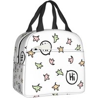 Custom Heartstopper Hi Portable Lunch Boxes for Women Waterproof Charlie And Nick Cooler Thermal Food Insulated Lunch Bag Work