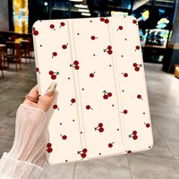 ins Cherry pattern case for iPad pro 10/11-Inch 2020/6th/7th /8th /Air 3rd/Air 4th/9th gen/Air 5th Gen 2022/Air 11