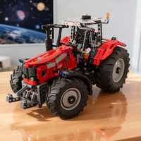 1137pcs MOC Massey Ferguson Tractor Technical Model Building Blocks Home Decoration, Home Decor Office Desk Decor Gift For Him