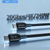 USB3.2 Gen2x2 20Gbps Full Feature USB C to C Cable PD3.1 240W Fast Charging 4K60Hz 0.2m 0.5m 3m 5m Compatible with Thunderbolt 3