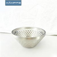 KAMPFE Stainless Steel Shaving Bowl lfor Home & Travel Men Face Cleaning Toolsn New