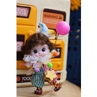 2026 Dula Doll Handmade leather shoes and Clown clothes for feet 2.0cm ob11 GSC Dolls