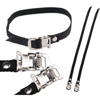 AliExpress MEROCA Bike Pedal Toe Clips Adjustable Pedal Straps Home Gym Tough And Tear-resistant 45cm Effective Length Nylon Material