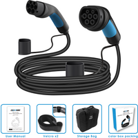 EVDANCE 6/8/10M EV Charging Cable 22KW 3Phases 32A Type 2 to Type 2 Electric Vehicle Car Charger Cord for Charging Stations
