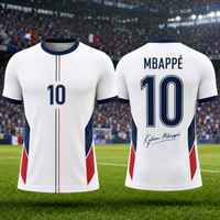 26-27 France Special Football Jersey Fan Shirt Quick Dry Breathable Comfortable Casual Outdoor Soccer Tee for Men Women Kids