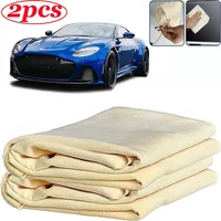 1/2Pcs Car Chamois Cleaning Cloths Super Absorbent Car Drying Towel Auto Glass Washing Towel Quick Dry Rag Clean Accessories