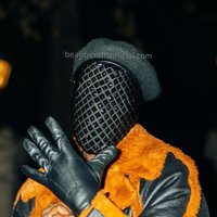 Night Club Bar DJ Dance Black Kanye West Mask Handmade Full Coverage Haute Couture Stones Mask Head Cover Halloween Funny Props