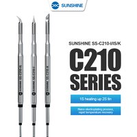 C210 Integrated Soldering Iron Tip S210 Heating Core Efficient Heat Conduction for JBC Sugon Aifen T210 T26 A9 Soldering Station
