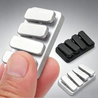 Piano Keys Magnetic Fidget EDC Slider Rectangle Seesaw Push Card Portable Fingertip Gyro for Adults ADHD Anxiety Office Toy Gift
