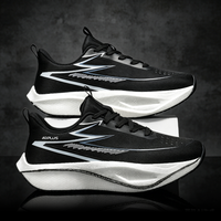 Men Sports Speciality Running Shoes Carbon Board Breathable Lightweight Women's Comfortable Athletic Nonskid Marathon Sneakers