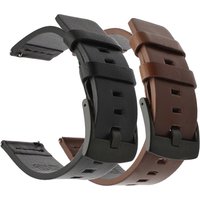 22mm Leather Replacement Bracelet For Garmin Venu 2 /Forerunner 265 255 745 Wrist Strap For Garmin Vivoactive 4 Smart Watch Band