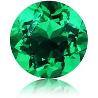 Top Lab Grown Columbia Emerald Hand-cut Charms Gemstone Round Shape for Jewelry Rings Earrings Making Selectable AGL Certificate