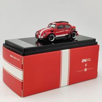 Diecast IM 1:64 Scale VW RWB BEETLE Red Sunroof Alloy Car Model