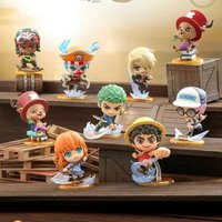 New One Piece Cosbi Blind Box Cute Mini Figure Set Chibi Collectible Random Toy For Anime Fans Desk Decoration Gift