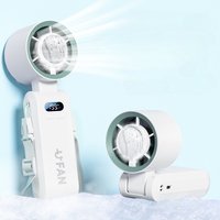 Rechargeable Personal Handheld Portable Pocket Fan with Ice Cooler for Home/Office, 1-199 Speed 4000mAh