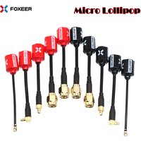 2pcs FOXEER Micro Lollipop V4 High Gain Antenna 5.8G 2.5DBi Omni RHCP SMA/RP-SMA/Angle /Straight MMCX/UFL Super Mini VTX Antenna