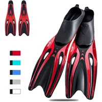 Professional Adult Flexible Comfort TPR Non-Slip Swimming Diving Fins Rubber Snorkeling Swim Flippers Water Sports Beach Shoes