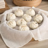 **3Pcs 40/60CM Pure Cotton Steamer Cloth Household Drawer Cloth Steamed Rice And Bun Mat Round Cotton Gauze Kitchen Steamer