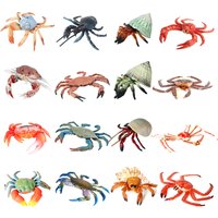 Marine Animals Toys King crab figurine Birgus fiddler crabs Models Toy Animals Figures Animal Figurines Action Figure Kids Gifts
