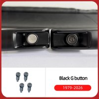 Black G Logo Door Handle Lock Core Emblem For Mercedes Benz G-Class W463 W464 W465 G350 G400 G450 G500 G580 G63 Modification