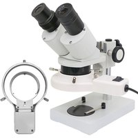 20X 40X Stereo Microscope with Illuminated Industrial Soldering Repairing Tool for Mobile Phone Watch Clock Repairing PCB
