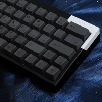 Minimalist black Gray Cherry Profile PBT Keycaps For MX Switch Mechanical Keyboard 130 Keys Dye Sublimation Japanese Keycap DIY
