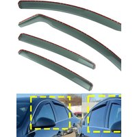 4pcs Front Window Wind Rain Sun Deflectors Protector Guard Sheet Tea translucent For Vauxhall Opel Insignia A Mk1 G09 2009-2017