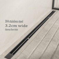 shower floor drain,gun ash 304 stainless steel extremely narrow linear floor drain,long large displacement deodorant floor drain